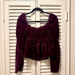 Tularosa Brandy Top in Plum